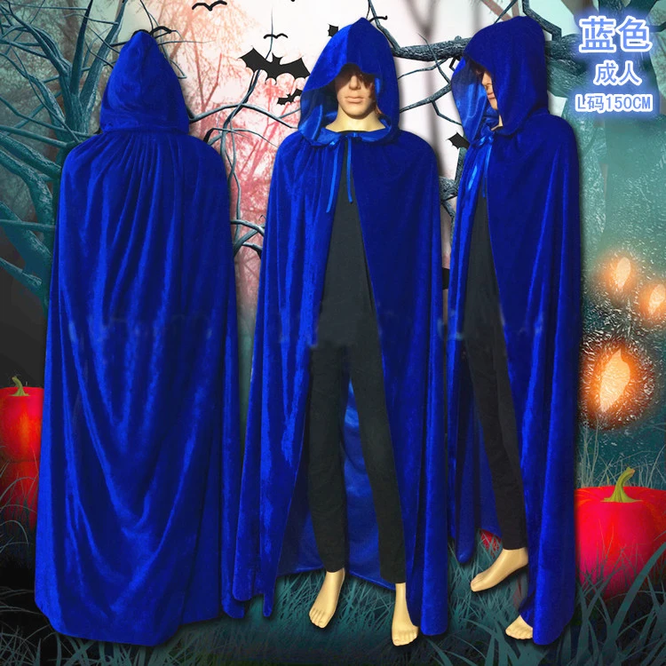 Готический плащ с капюшоном Wicca Robe Witch Larp накидка для женщин и мужчин костюмы на