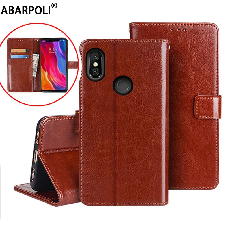 Чехол бумажник Xiaomi 6 8 9 SE Lite A2 Pocophone F1 Redmi 6A 7A 7 GO 5a 5 Plus K20 Pro с откидной крышкой и