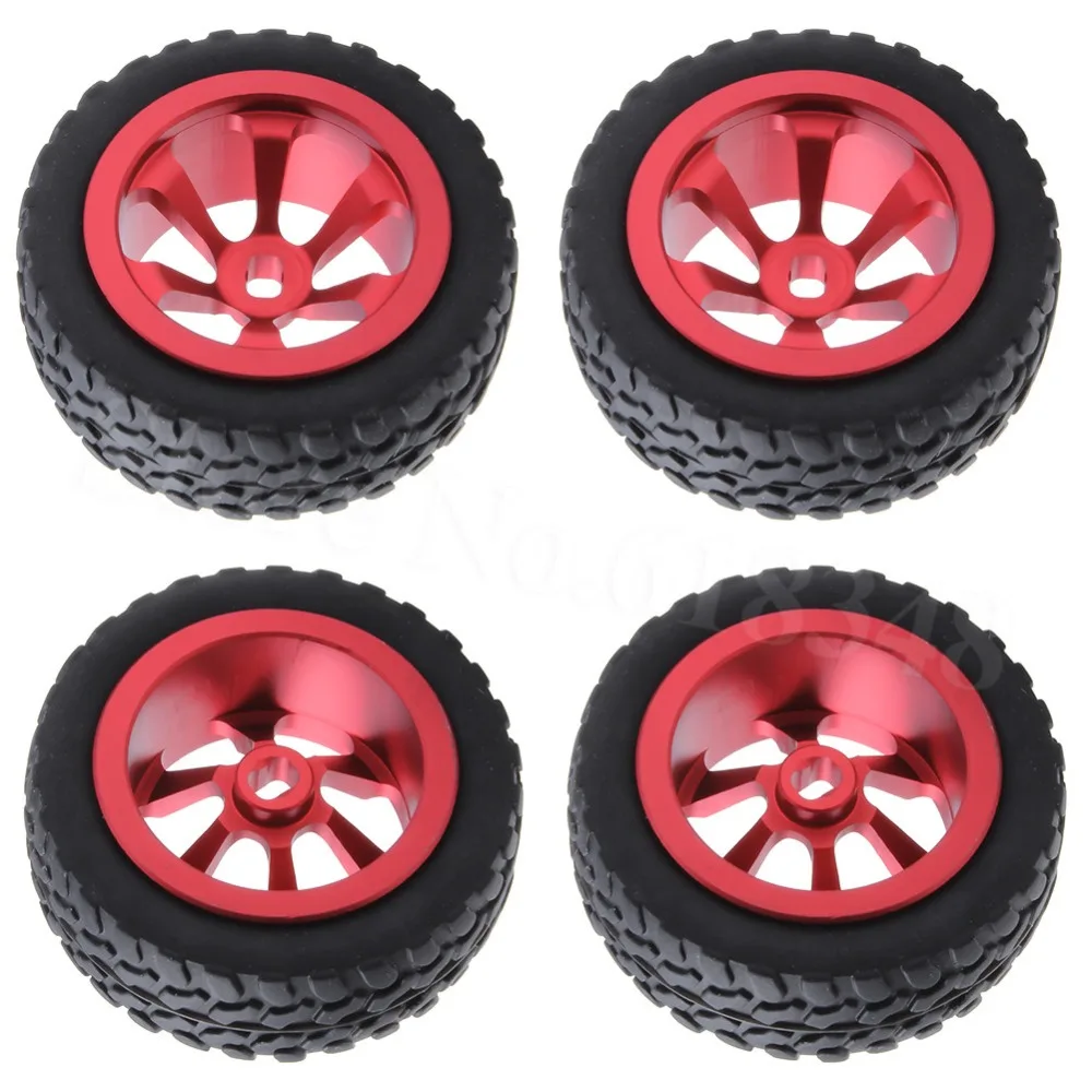 Колеса и шины из сплава для WLtoys 1/28 K969 K989 K999 P929 4WD 4 шт./лот|Детали аксессуары| |