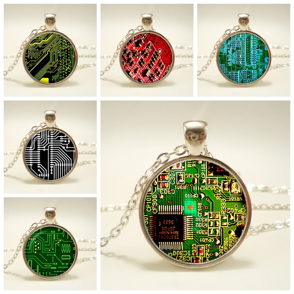 &quotПодвеска печатной платы. Печатная плата ожерелье в виде электронной