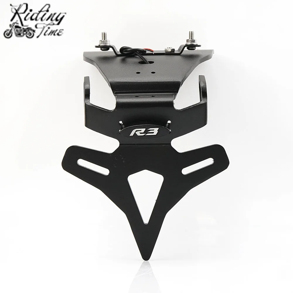 Держатель номерного знака мотоцикла Кронштейн Рамка ХВОСТ Tidy Fender Eliminator- для Yamaha YZF R3 YZFR3