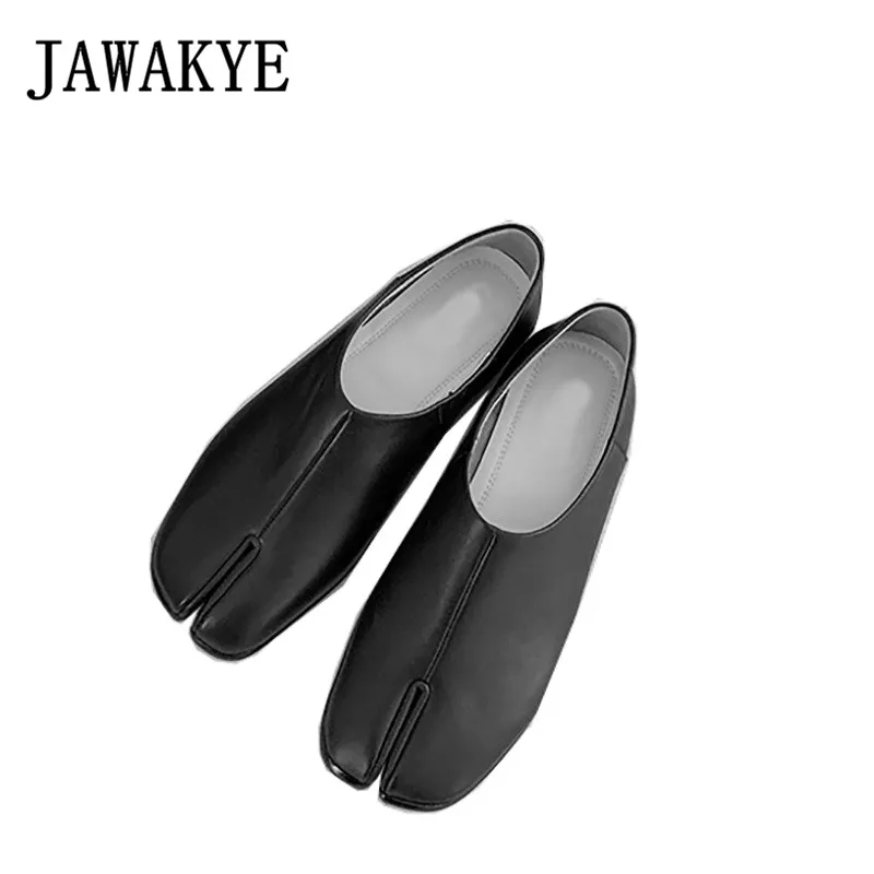 JAWAKYE/черные мягкие туфли на плоской подошве из натуральной кожи; женские лоферы без застежки; туфли на плоской подошве; повседневные модельные туфли для женщин