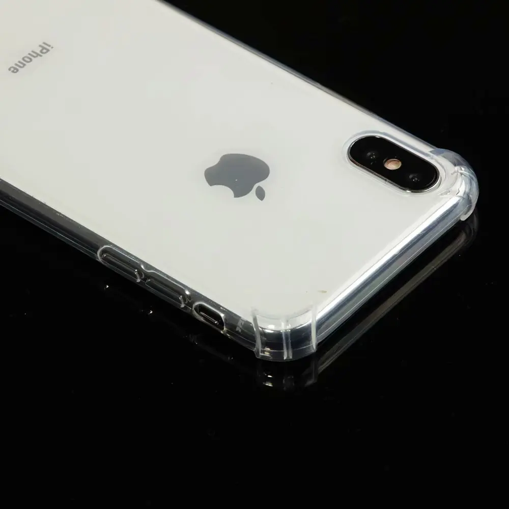 Прозрачные телефонные чехлы для Coque iPhone 7 plus Apple 8 6 6s TPU чехол телефона xr X Xs max Xr