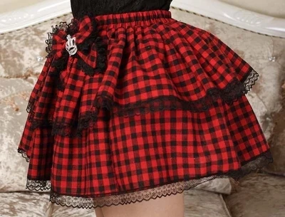 Женская клетчатая мини юбка в стиле &quotЛолита&quot|skirt latin|skirt shopskirt bandage |
