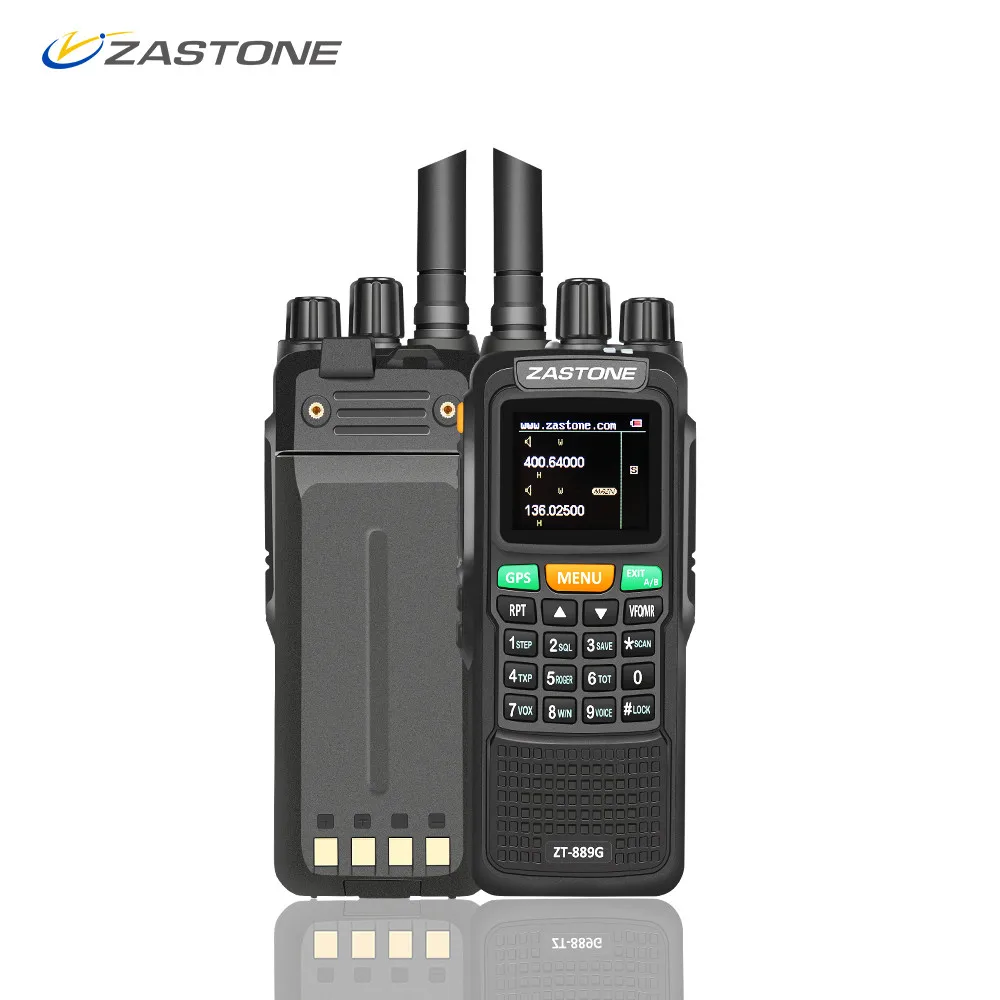 Zastone 889G GPS рация 10 Вт 999CH 3000 мАч UHF 400-520/VHF136-174MHz Ham CB радио HF трансивер для изучения охоты