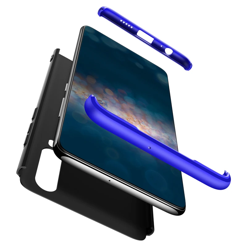 Задняя крышка 3 в 1 для Huawei P30 Lite P40 Pro PC жесткий роскошный Съемный матовый чехол