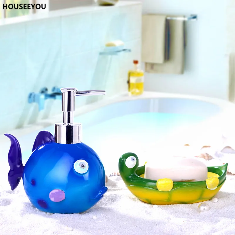 Детские красочные наборы аксессуаров для ванной комнаты набор мыла Nemo лосьон