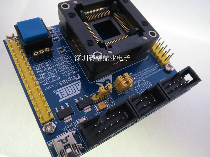 Оригинальное тестовое сиденье ATMEL IC ATmega645/mega1281/mega2561/mega325 зажигающее устройство