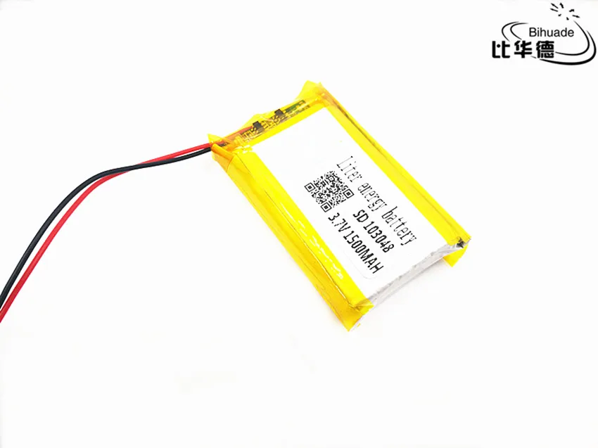 1/2/4Pcs 3.7V 1500mAh 103048 Rechargeable DIY Battery Lithium Polymer Batteries FOR DVD GPS MP3 MP4 BT SPEAKER POWER BANK E-book