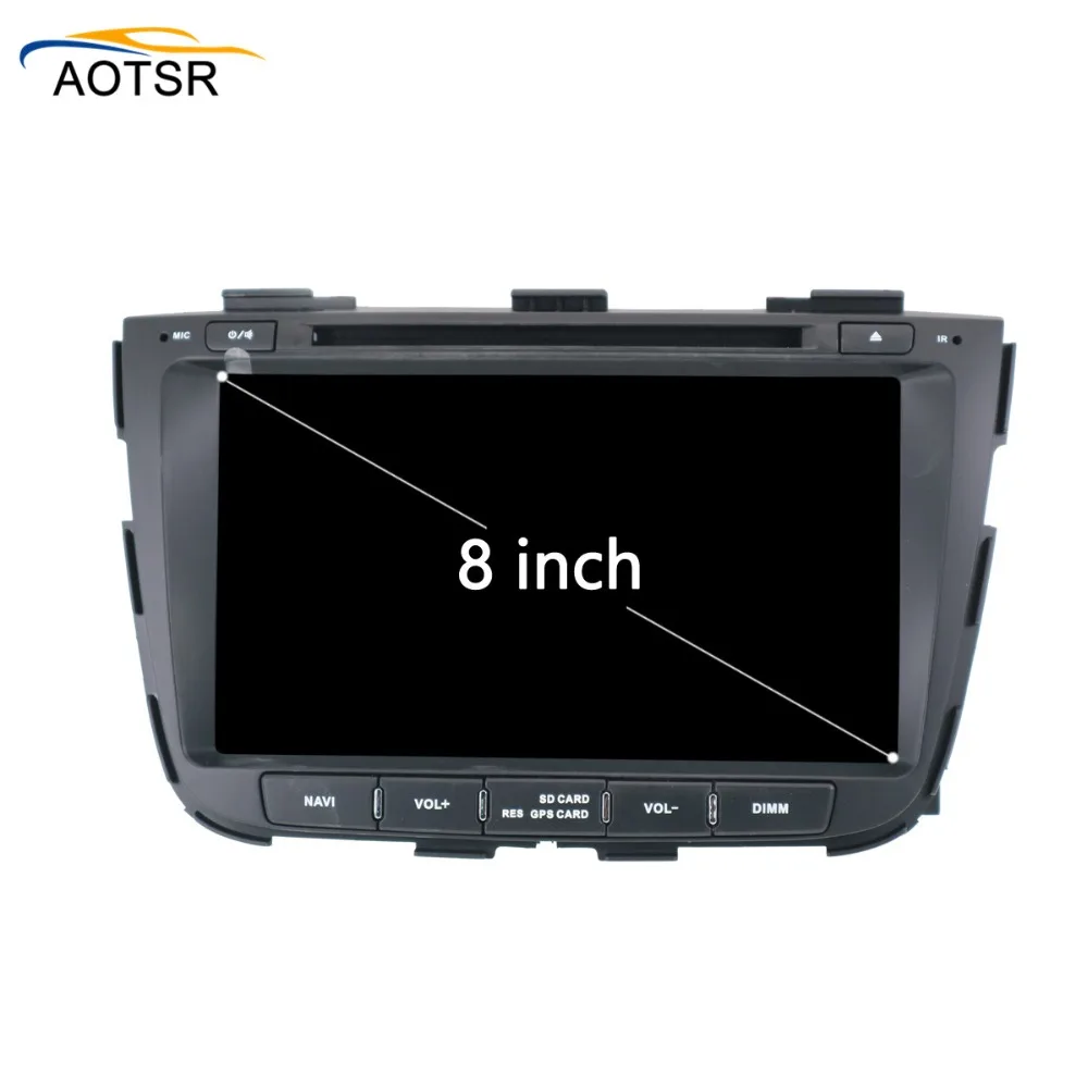 Автомобильный dvd плеер с gps Android 8 0 для KIA SORENTO 2012 2013 2014 2015 автомобильный 2 din