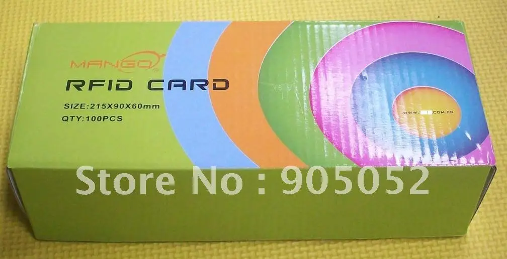 Манго хорошего качества бесконтактная EM толстая карта 125 кГц./ ID 1 8 мм |