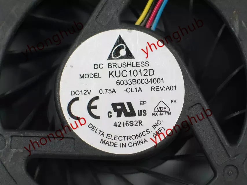 4-проводной серверный вентилятор Delta Electronics KUC1012D CL1A DC 12 В 0 75 А | Компьютеры и офис