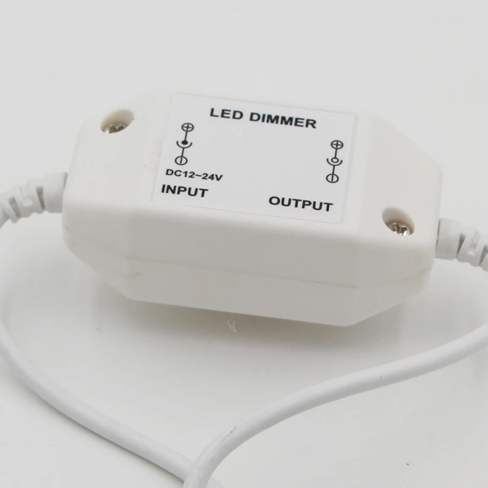 Viktorovna Новый мини 12 24V LED регулировка яркости переключатель диммер контроллер