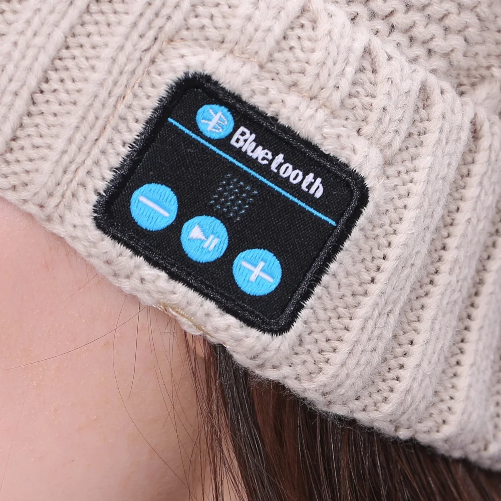 VONTAR MK-1 MK-2 гарнитура мягкая модная теплая шапка Беспроводной Bluetooth наушники Smart