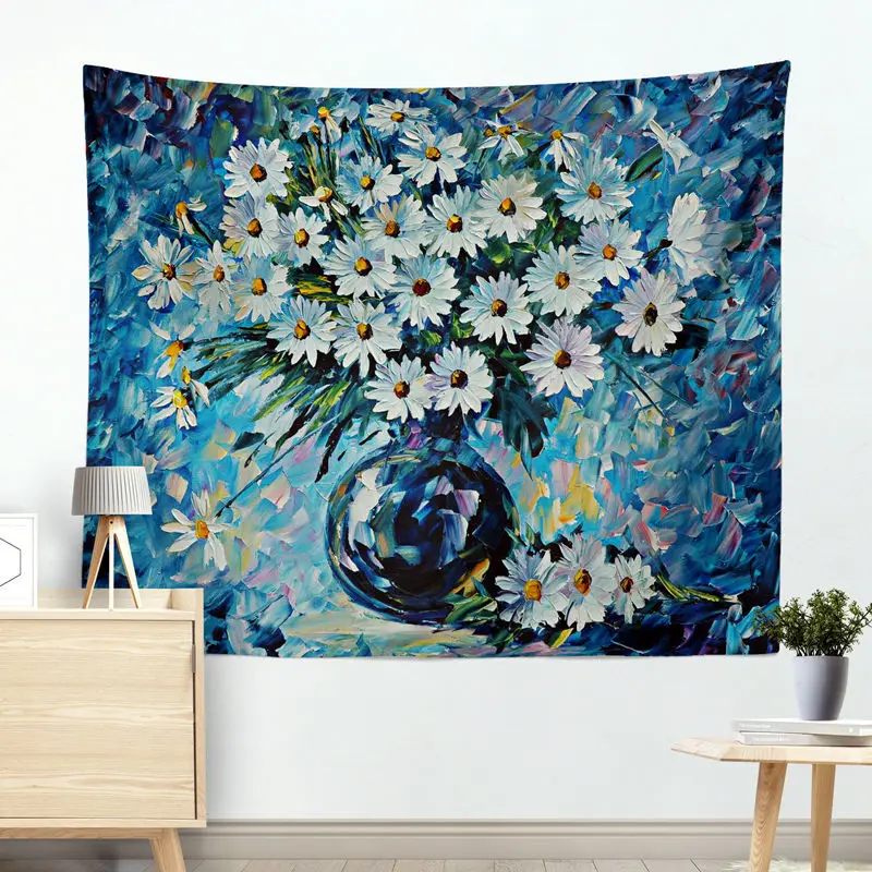 Акварель Фламинго мода Home Decor Wall Тканый гобелен моющейся йоги Одеяло индийский МАНДАЛА ГОБЕЛЕН многофункциональный шаль