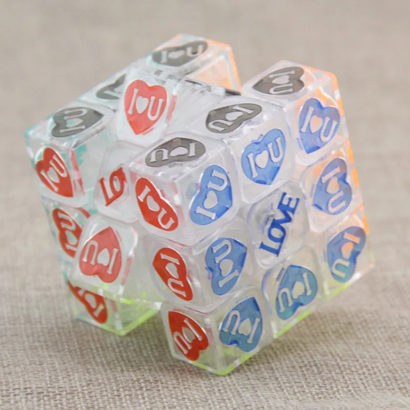 MOYU Crystal Love 3x3x3 магический куб скоростная головоломка 3x3 Развивающие игрушки