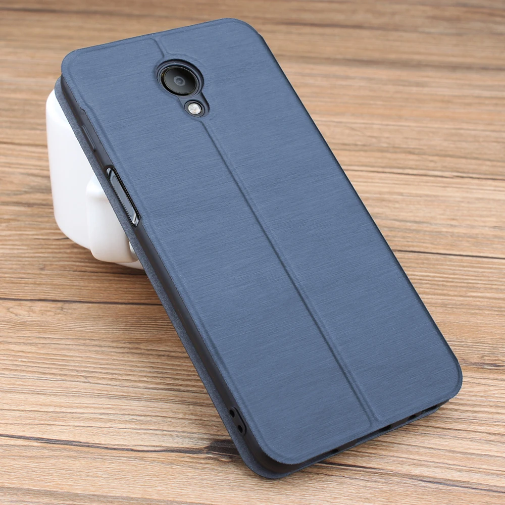 Оригинальный матовый Высокое качество для Meizu M6s случае Слот Флип кожаный MeiBlue S6