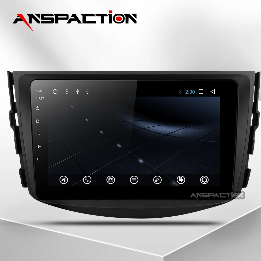 Android 8 1 Автомобильный dvd плеер для Toyota RAV4 Rav4 2007 2008 2009 2010 2011 2 din 1024*600 с gps навигацией