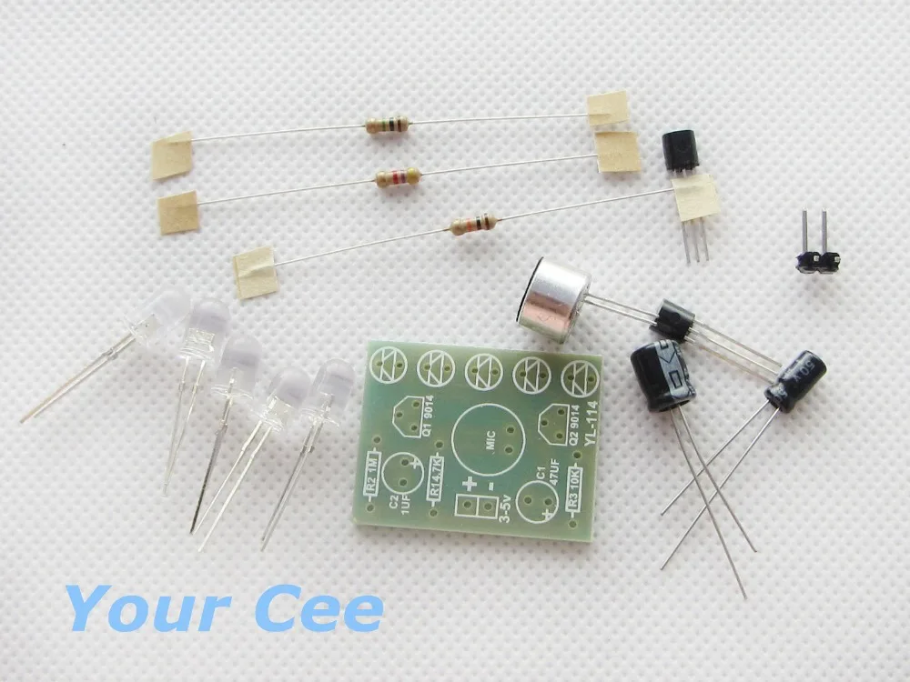 10 шт. светодиодные элементы для голосового управления|kit manicure|product spaceproduct producer |