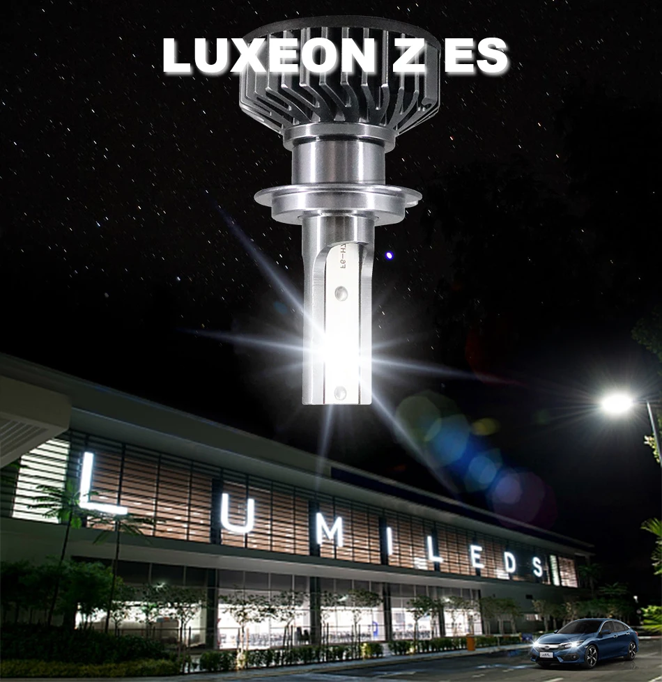 HLXG 1 пара H1 Led с Lumileds чипы ZES 12000LM Автомобильные светодиодные лампы фар 6000 K 12 V автомобильные лампы