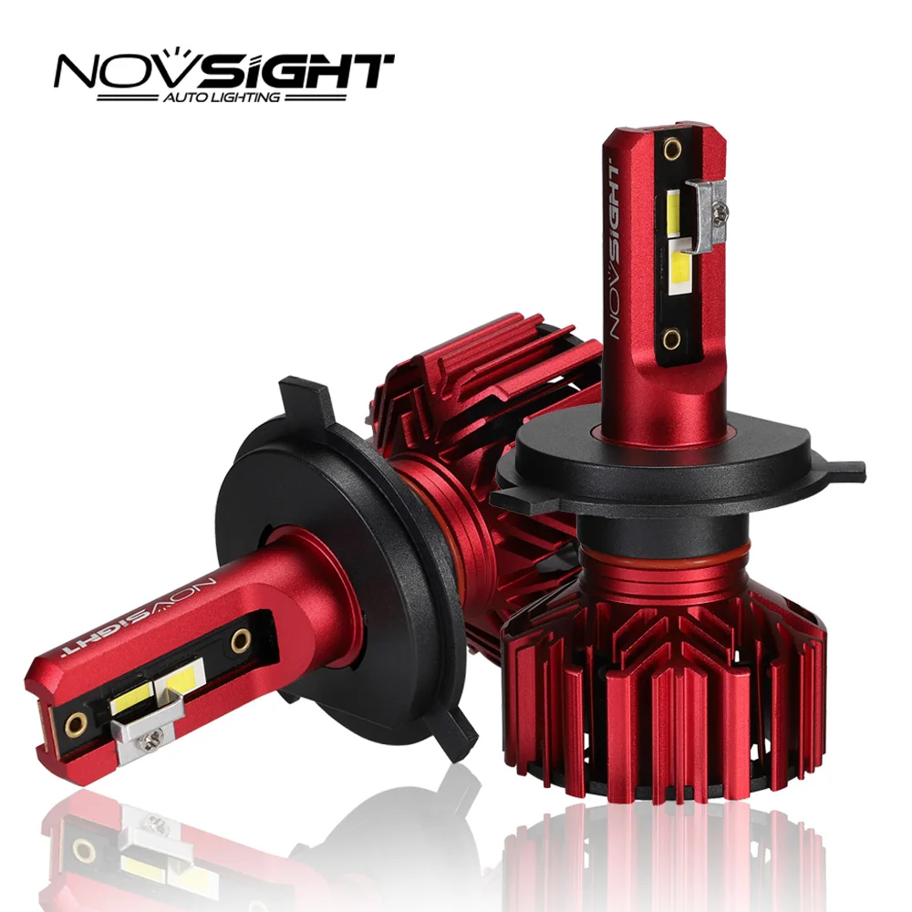 NOVSIGHT H4 led Hi Lo Beam H7 H11 H1 H3 H8 H9 9005 9006 Автомобильные светодиодные лампы для фар 60 Вт 10000LM