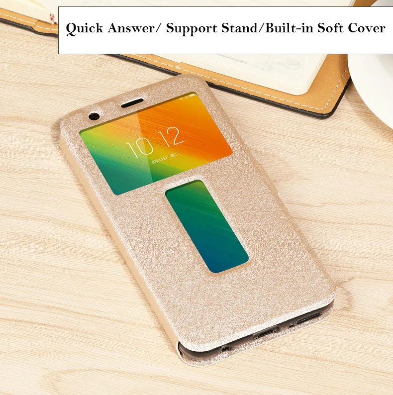 Откидная крышка с окошком для lenovo A5, чехол, Магнитный кожаный чехол для lenovo A5, подставка, Защитная сумка для телефона чехол s Fundas