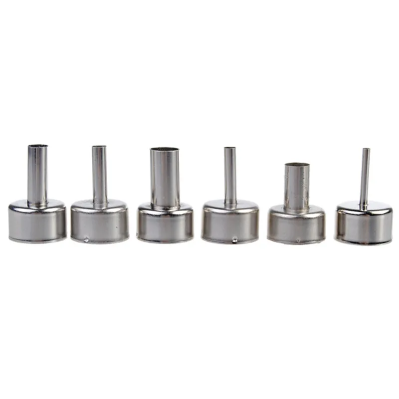 

JIGUOOR 6Pcs 858 Heat Gun Nozzle Hot Air Desoldering Station Gun Mouth