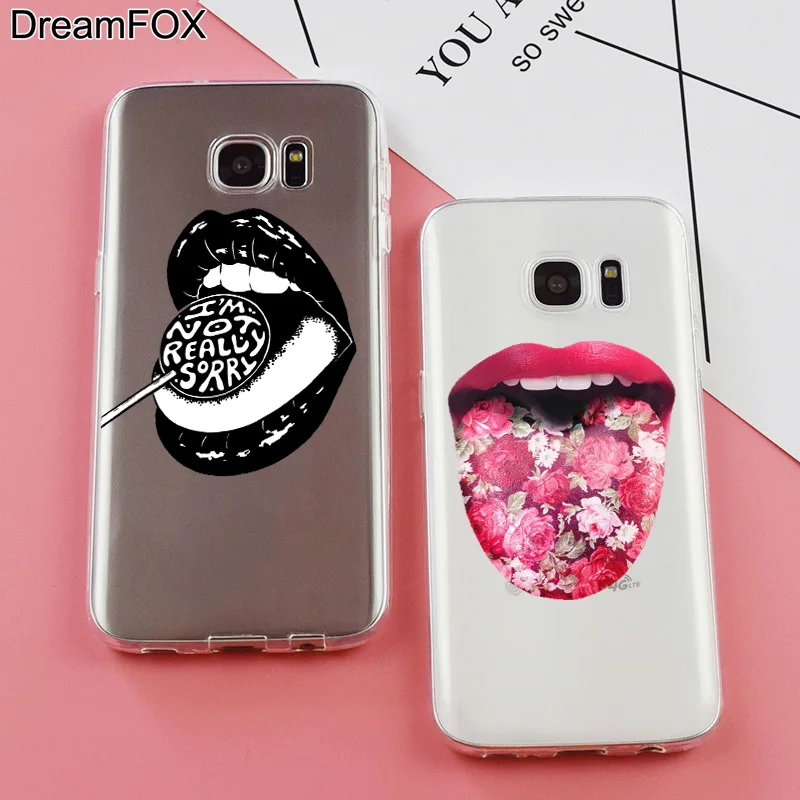 Dream Fox K309 граффити девушка Кайли Мягкий ТПУ силиконовый чехол для samsung Galaxy Note S 6 7 8 9