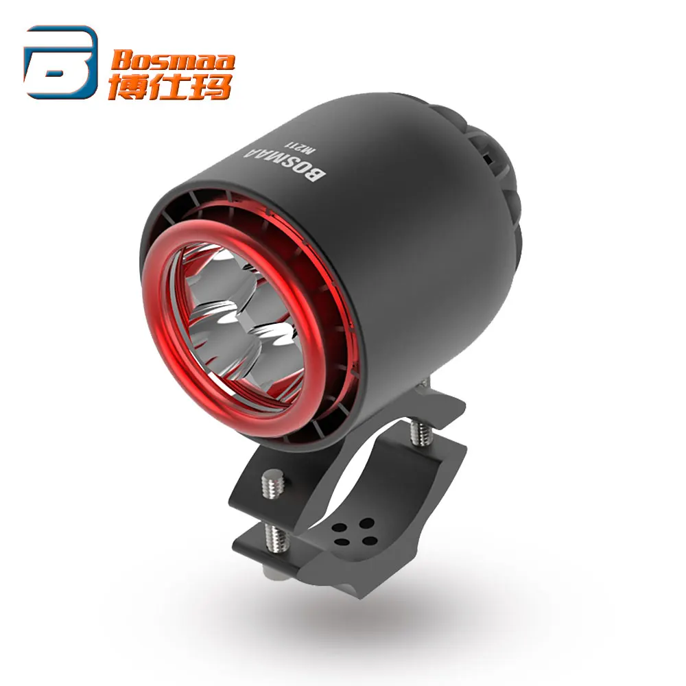 BOSMAA Turbo светодиодные фары 20 Вт 3400LM 6000 К белый для автомобиля мотоцикла вождения