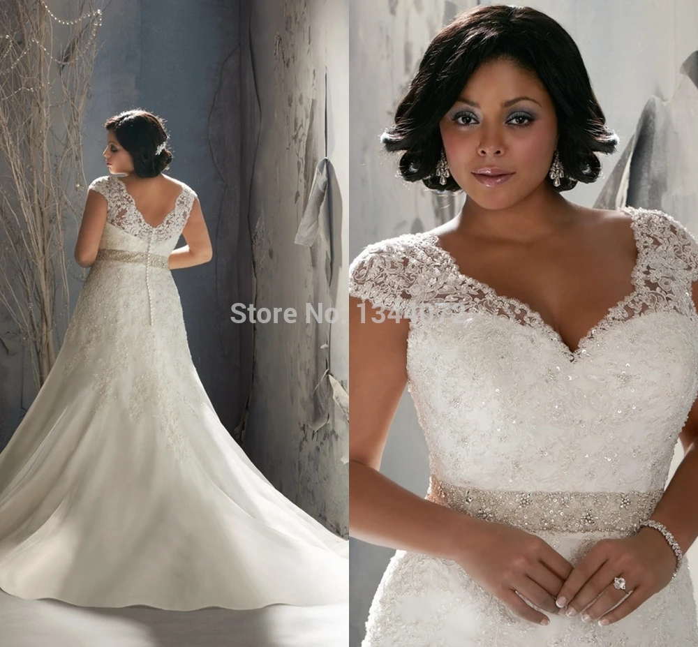 Vestido de noiva размера плюс Casamento новый стиль ТРАПЕЦИЕВИДНОЕ ПЛАТЬЕ со шлейфом v