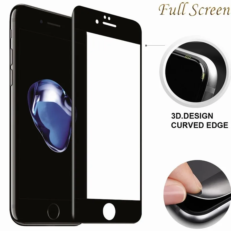 Ascromy 90 шт. для iphone 7 plus плюс протектор экрана 3d полное покрытие мягкая пленка
