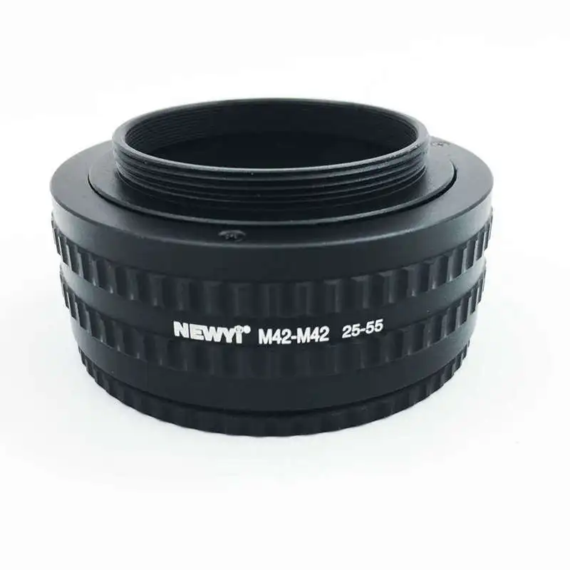 Крепление для объектива Newyi M42 с регулируемой фокусировкой Helicoid Macro Tube Adapter 25 мм до
