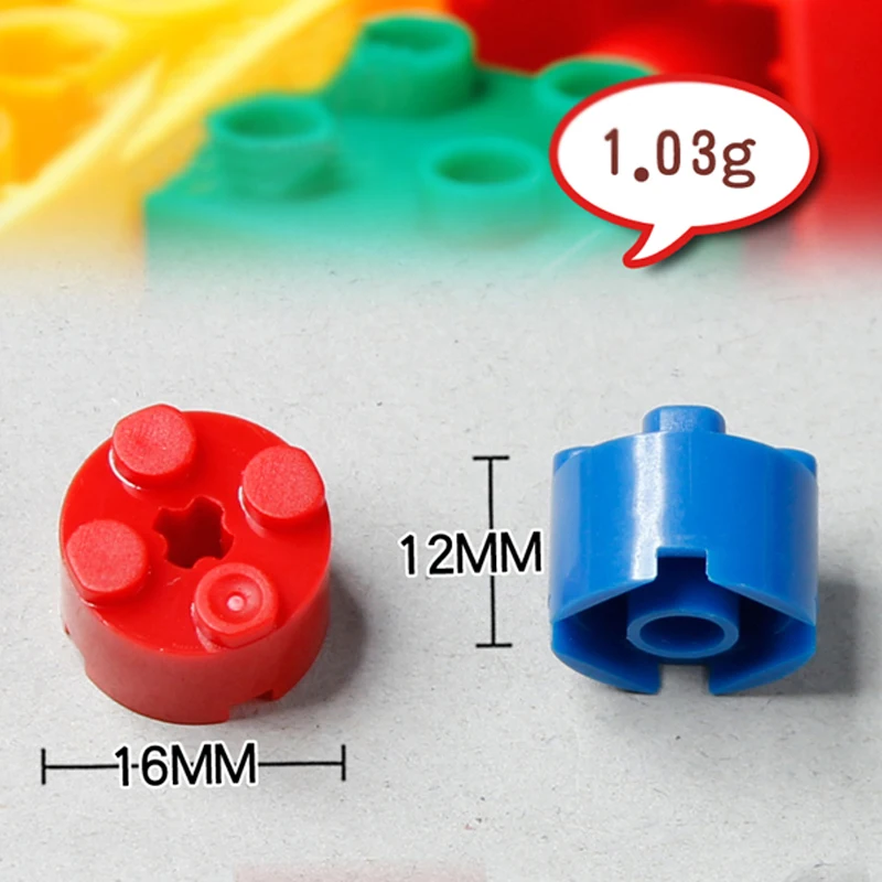 50 шт в наборе детские игрушки круглый кирпичи 2x2 &quotсделай сам&quot аэробас Мпц
