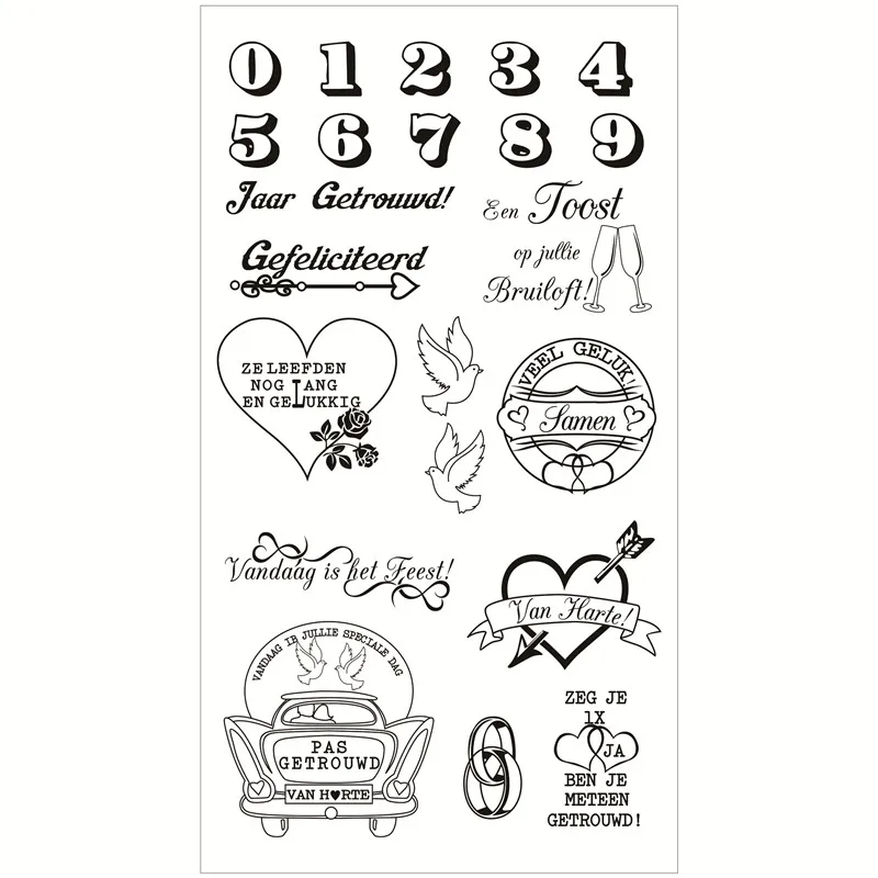 clear stamps dutch word | Stamps