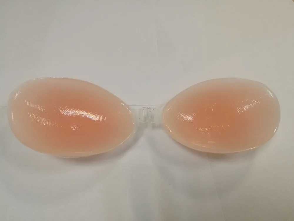 2cm Silicone Self-adhesive Stick On Gel Push Up Strapless Backless Invisible Bras Sexy Adhesive Women Lady Seamless Push Up Bra