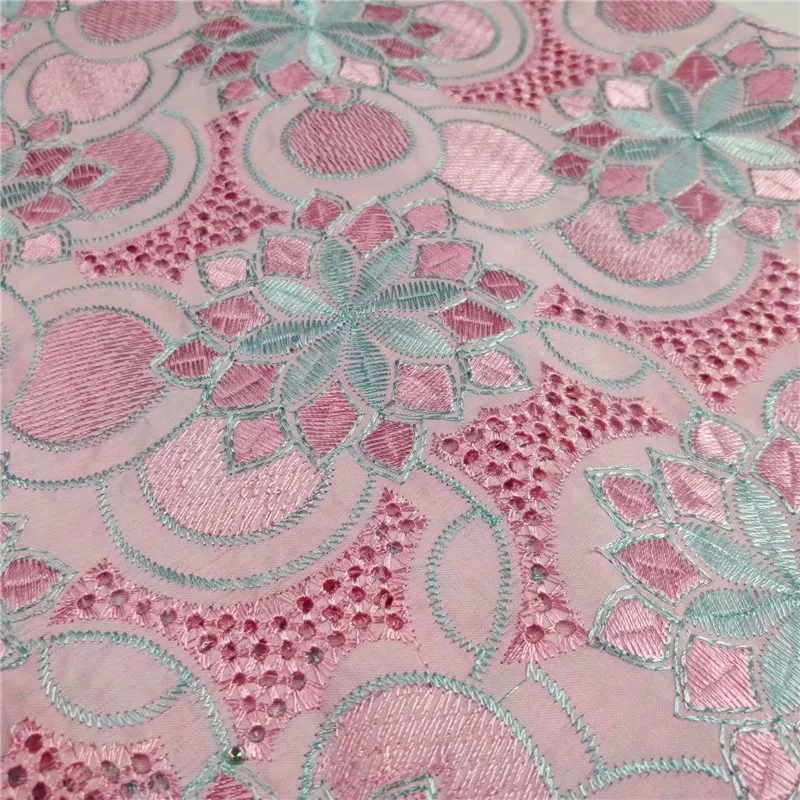 High Quality African Stones Swiss Voile Lace 2018 Nigerian Dry Polish Cotton Fabric For Women Dress wh60-944 | Дом и сад