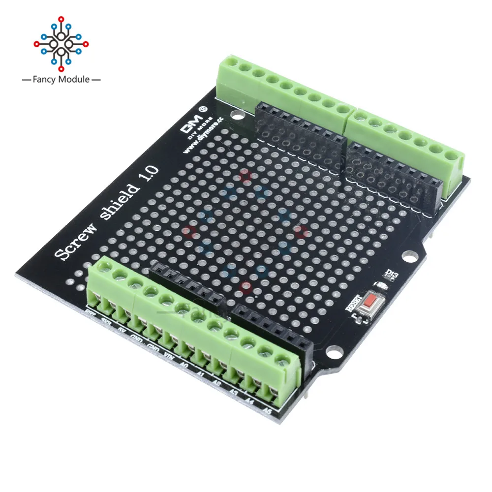 Винт щит Proto для Arduino Кнопка сброса с открытым исходным кодом D13 LED|shield|shield for