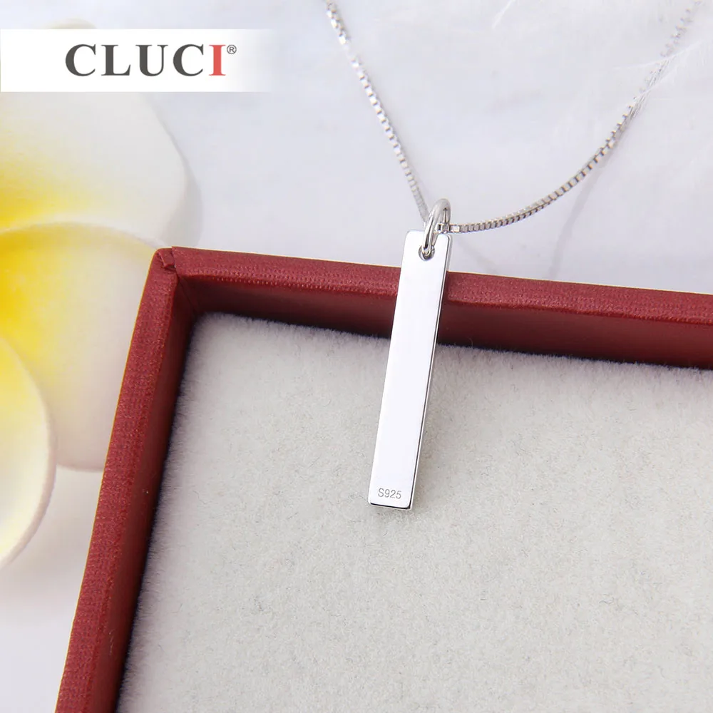 Серебряный кулон CLUCI 925 для ожерелья ювелирные изделия сделай сам на заказ женщин