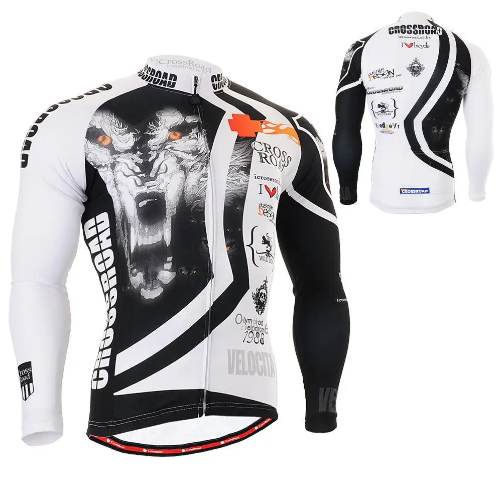 Technical Graphic Long Sleeves Cycling Jersey 4 Seasons Comfortable-fitting MTB Bike Bicycle Tops Shirts for Men | Спорт и