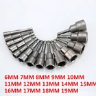 1 шт., магнитное воздействие, гнезд для гайки, метрический размер 6 мм  19 мм, ударный класс, гайка, набор, 6,35 мм, шестигранный хвостовик, сверло, адаптер