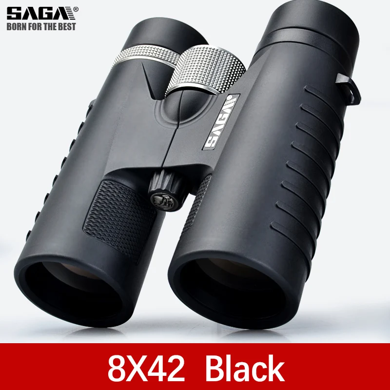 8x42 Black Профессиональный HD 8x32 10x42 12x50 бинокль для кемпинга, походов, охотничьих прицелов, инструмент для улицы, телескоп высокой мощности - Цвет: 8x42 Black