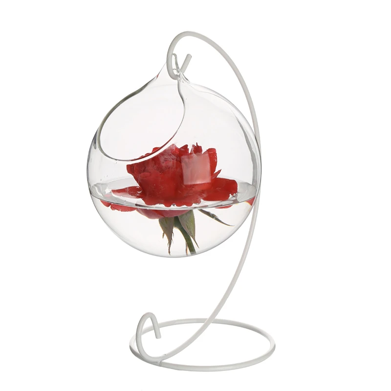 Горячая Распродажа прозрачный шар Подвесная ваза для цветов контейнер