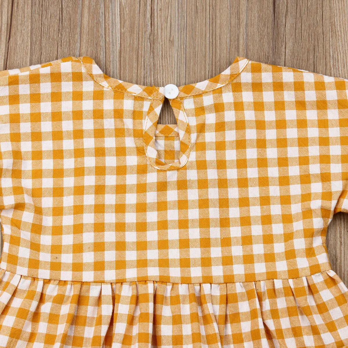 Emmababy одежда для малышей девочек клетчатая футболка с оборкой Топы + комплект