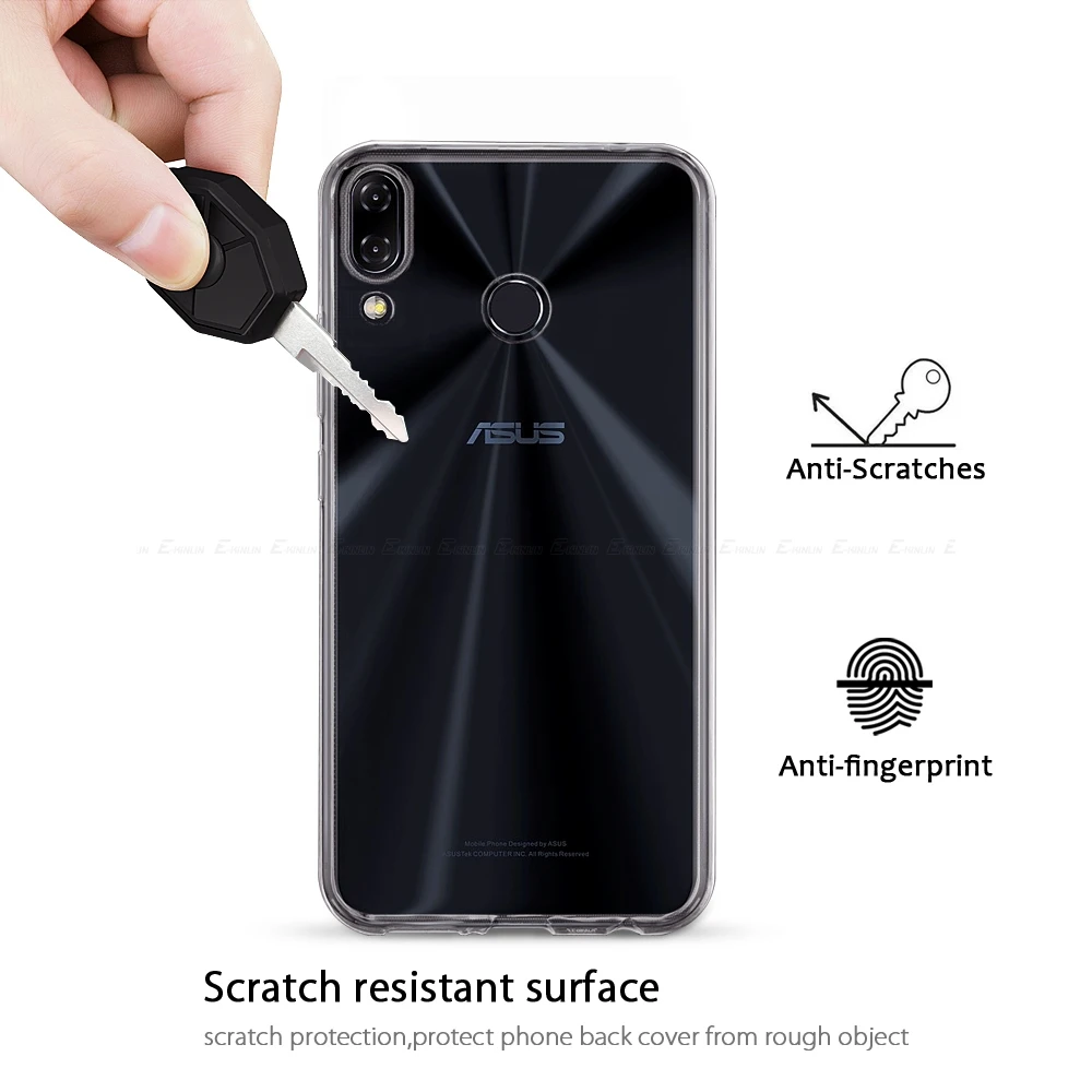 Ультратонкий прозрачный мягкий чехол из ТПУ для Asus ZenFone 6 ZS630KL 5 5Z ZS620KL ZE620KL