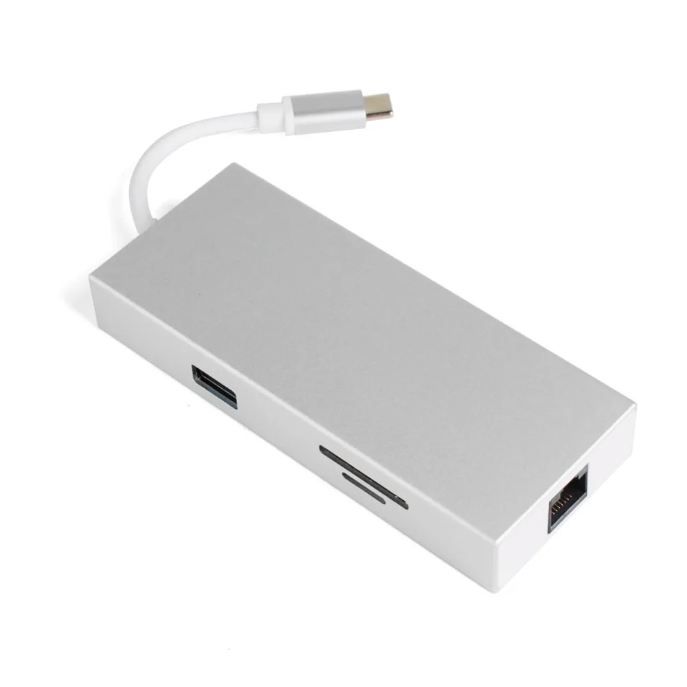 Многофункциональный концентратор Spiltter адаптер USB-C до 2 Usb3.0 PD 4 K HDMI видео с высокой