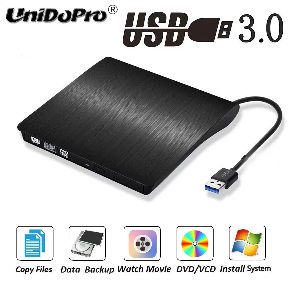 USB 3,0 LightScribe DVD-ROM CD-RW DVD-RW горелки внешний диск Для iMac/MacBook Air/Pro ПК, ноутбука, настольного компьютера