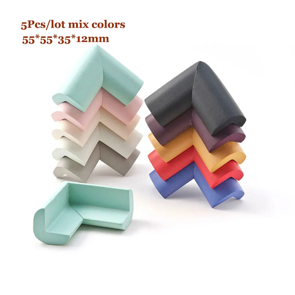 5Pc Mix Corner Guard 2 м Детский защитный уголок, защита для детей, уголки для мебели, защита углов, защита для детей, защитный уголок для стола - Цвет: 5Pc Mix Corner Guard