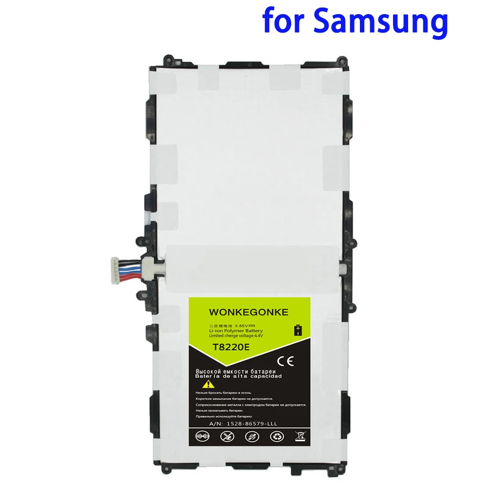 

WONKEGONKE T8220E for Samsung Galaxy SM-P601 P600 T520 P601 P605 P607 Note 10.1 2014 Edition 8220mAh Battery Batteries