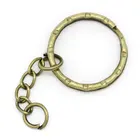 Doreen Box горячие брелки и античные бронзовые кольца 5,3 см, 30 шт. (B22221)