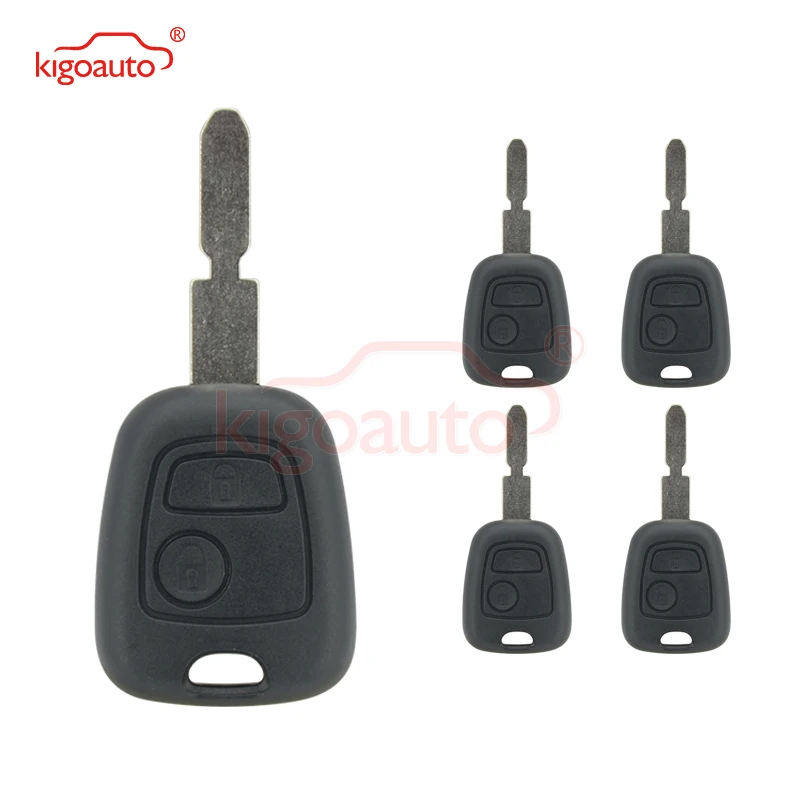Kigoauto 5 шт. пульт дистанционного ключа оболочки корпуса Чехлы для Citroen 2 кнопки Uncut